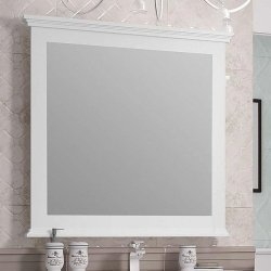 Зеркало Опадирис Палермо 80 белый матовый в ванную от интернет-магазине сантехники Sanbest