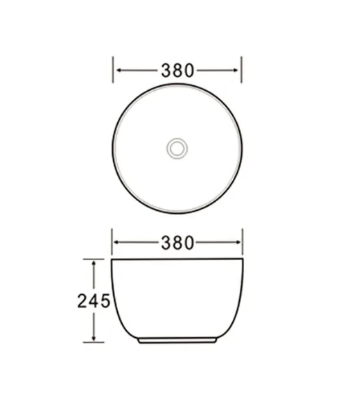 Раковина SantiLine SL-1110MB черная матовая купить в интернет-магазине Sanbest