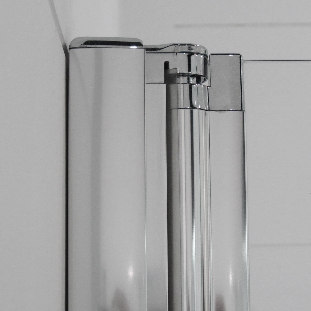 Душевой уголок Cezares ELENA-ASH-2-80/100-C-Cr стекло прозрачное/профиль хром купить в интернет-магазине Sanbest