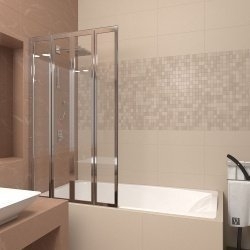 Шторка на ванну Veconi Palau PL-74 120x150 купить в интернет-магазине Sanbest