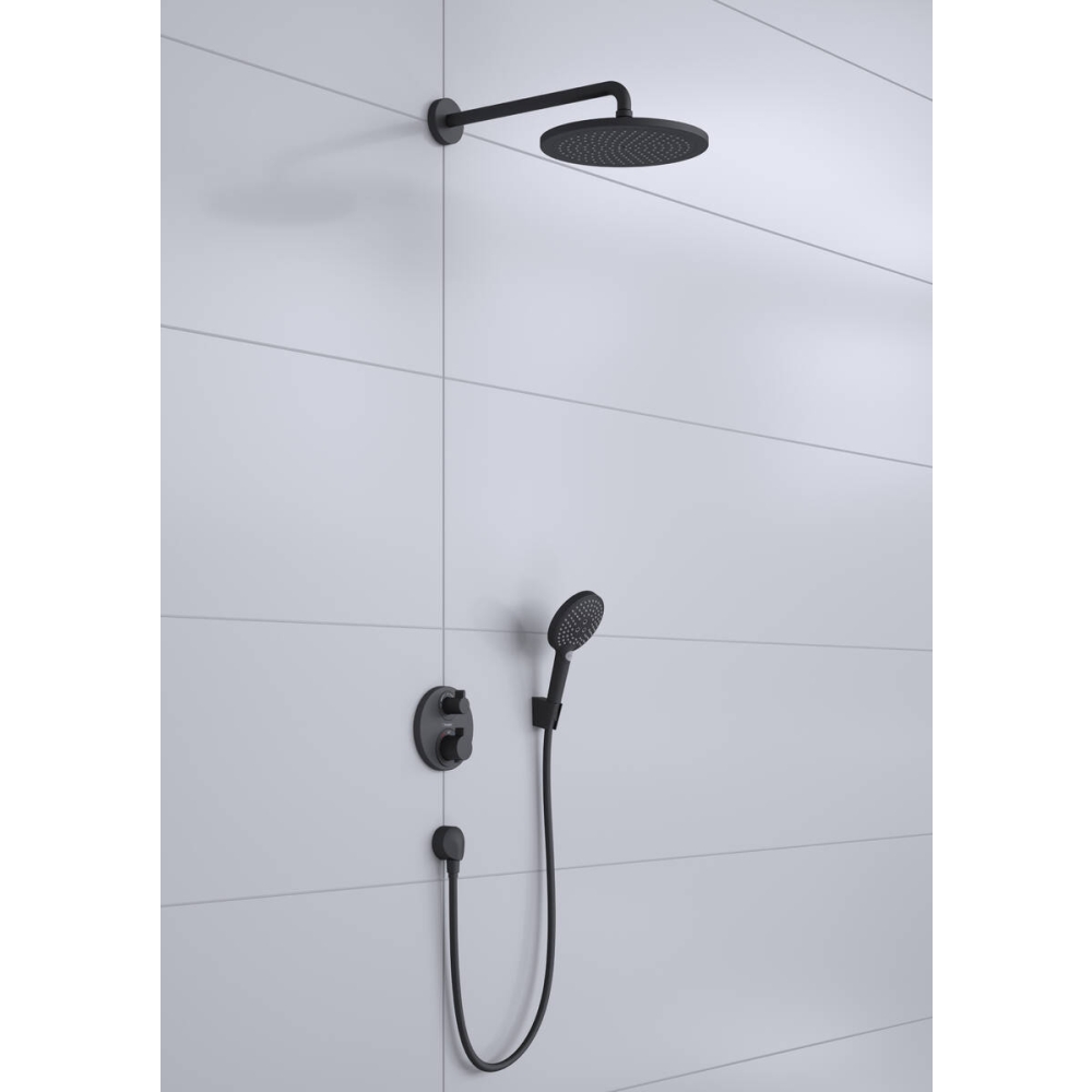 Душевая система Hansgrohe Croma 27961670 черный матовый купить в интернет-магазине сантехники Sanbest