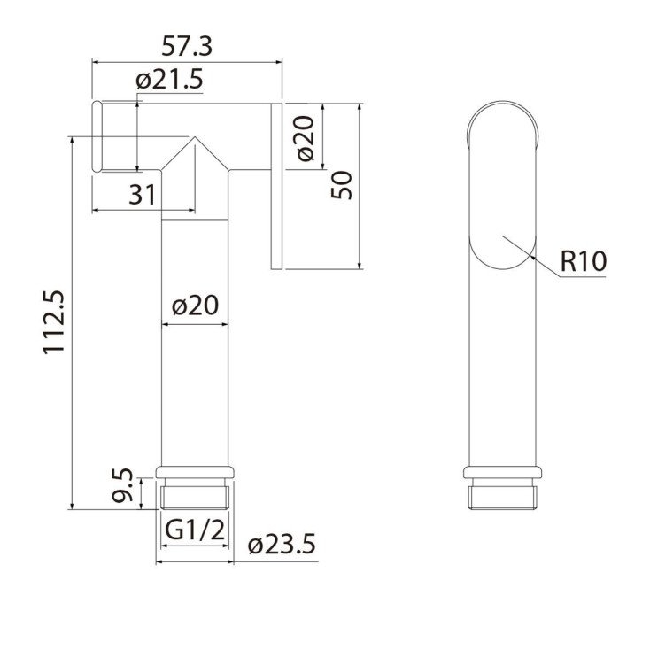 Гигиенический душ Iddis Optima Home 020WB0Gi20 белый купить в интернет-магазине сантехники Sanbest