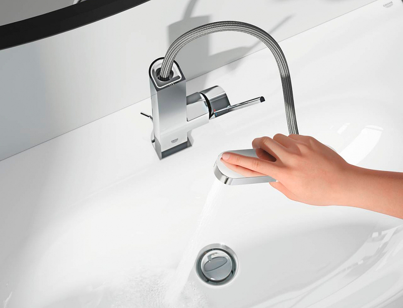 Смеситель для раковины Grohe Plus 23843003 хром купить в интернет-магазине сантехники Sanbest