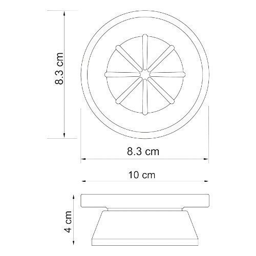 Мыльница стеклянная WasserKRAFT Donau K-2429 купить в интернет-магазине сантехники Sanbest