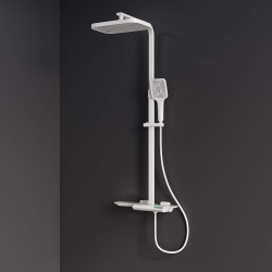 Душевая система RGW Shower Panels SP-34W 51140134-03 белая купить в интернет-магазине сантехники Sanbest