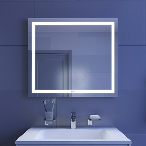Зеркало Iddis Zodiac 80 ZOD8000i98 белое в ванную от интернет-магазине сантехники Sanbest