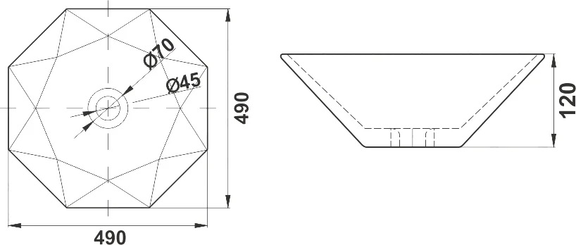 Раковина Melana A482B-805 белая купить в интернет-магазине Sanbest