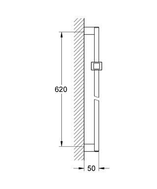 Душевая штанга Grohe Euphoria Cube 27892 000 купить в интернет-магазине сантехники Sanbest