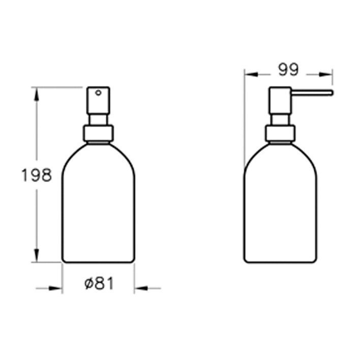 Диспенcер для мыла Vitra ORIGIN A44891 купить в интернет-магазине сантехники Sanbest