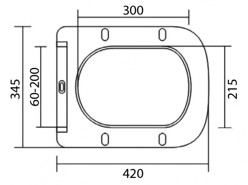 Унитаз подвесной BelBagno DUE BB3103CHR/SC безободковый, с крышкой микролифт купить в интернет-магазине Sanbest