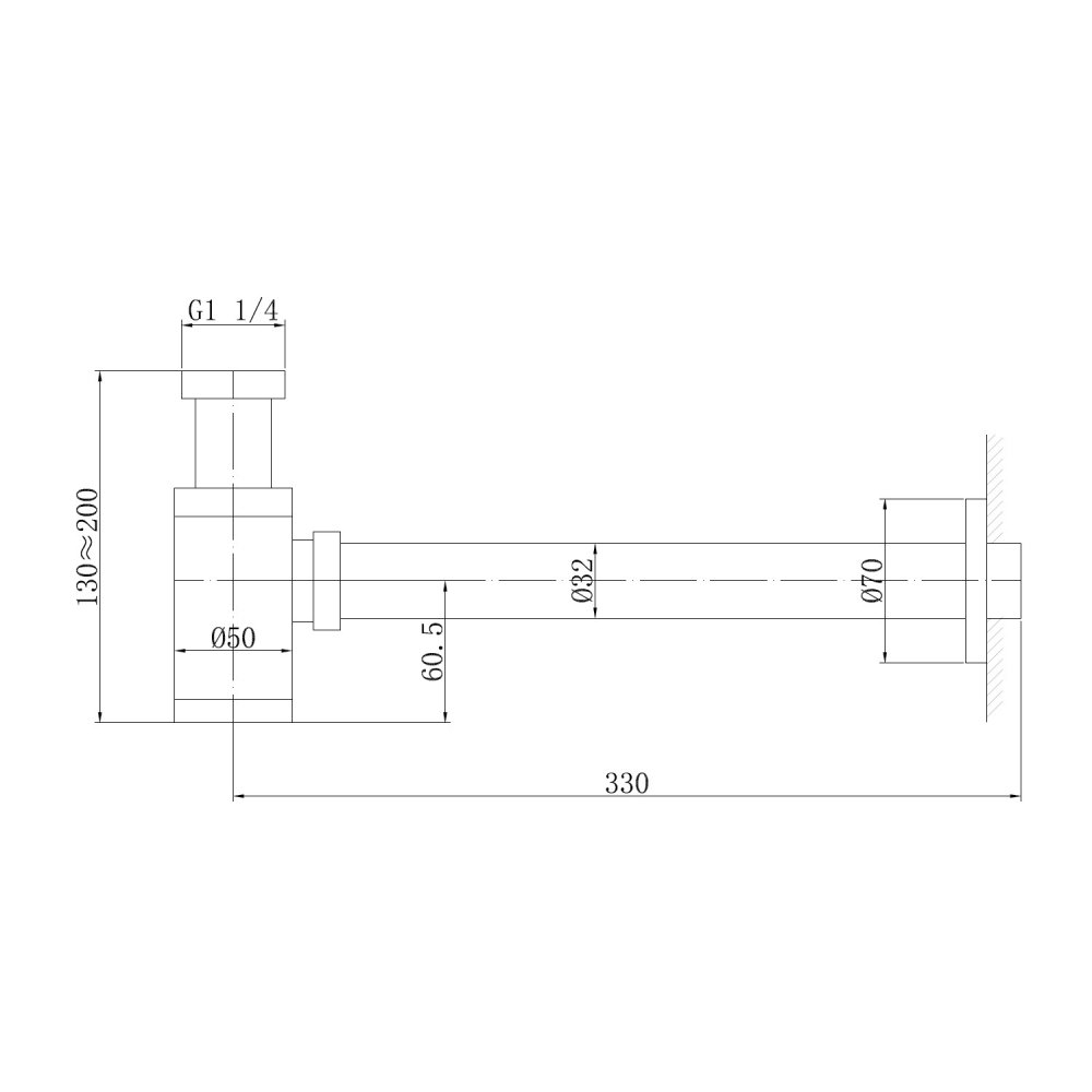 Сифон для раковины ABBER Bequem AF0030 купить в интернет-магазине сантехники Sanbest