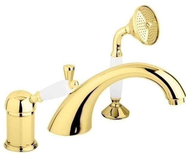 Смеситель для ванны Cezares ELITE-BVDM-03/24-Bi золото купить в интернет-магазине сантехники Sanbest