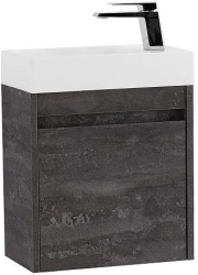 Тумба с раковиной Art&Max Family-M 50 с дверцей, железный камень для ванной в интернет-магазине Sanbest