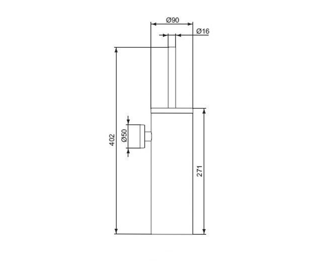 Туалетный ершик Ideal Standard IOM A9128MY купить в интернет-магазине сантехники Sanbest