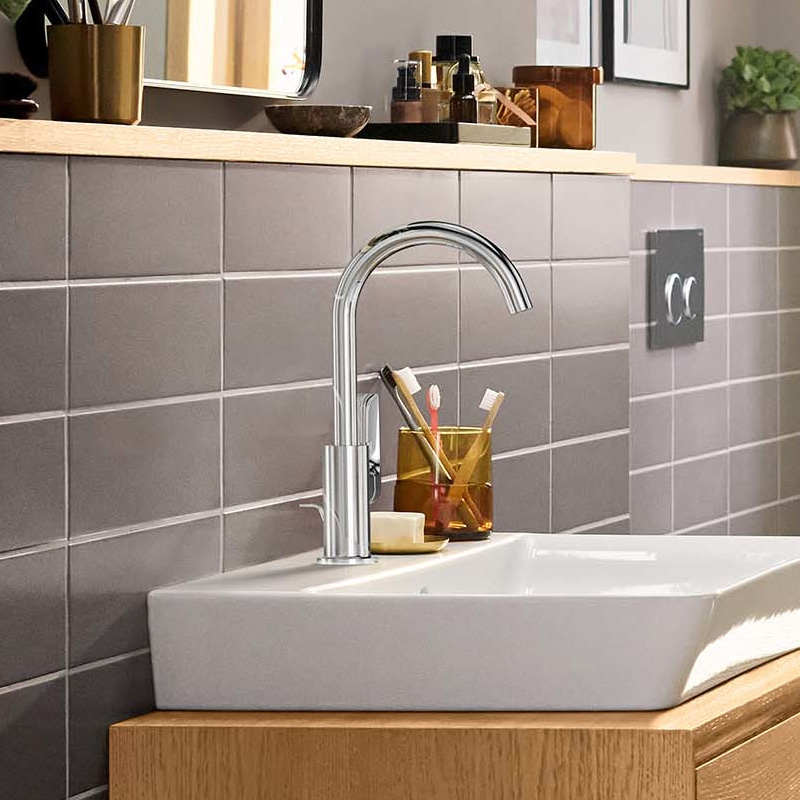 Смеситель для раковины Hansgrohe Rebris E 72576000 купить в интернет-магазине сантехники Sanbest