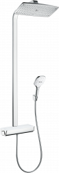 Душевая система Hansgrohe Raindance E Showerpipe 360 1jet EcoSmart 27286400 купить в интернет-магазине сантехники Sanbest