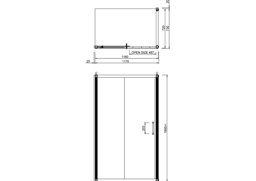 Душевой уголок Burlington с раздвижной дверью 120x76 стекло прозрачное/профиль хром купить в интернет-магазине Sanbest