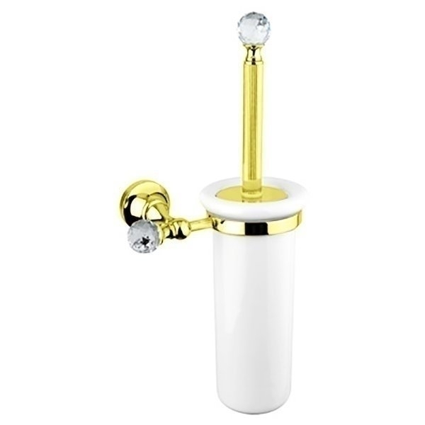 Ершик для туалета OLIMP-TB-03/24-Sw золото 24 карат/Swarovski купить в интернет-магазине сантехники Sanbest