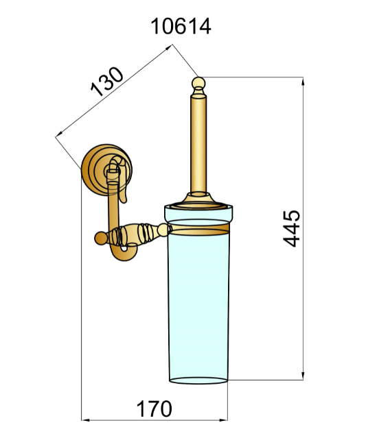 Ершик Boheme Medici 10614 купить в интернет-магазине сантехники Sanbest