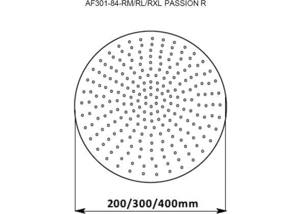 Верхний душ Aquanet Passion AF301-84-RL купить в интернет-магазине сантехники Sanbest