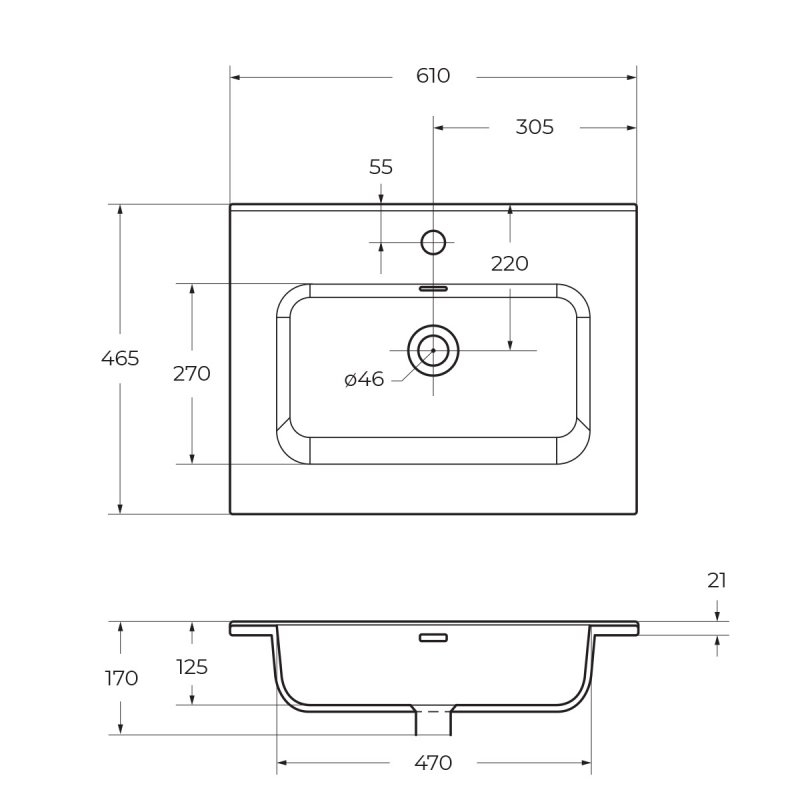 Тумба с раковиной BelBagno KRAFT 60 2C-SO/BB600ETL Cemento Grigio для ванной в интернет-магазине Sanbest