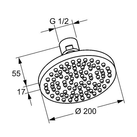 Душевая система Kludi Bozz 386300576 хром купить в интернет-магазине сантехники Sanbest