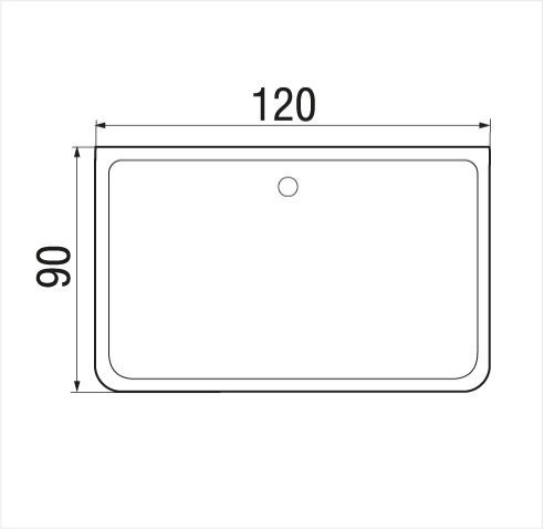 Душевой поддон River WEMOR 120/90/24 S купить в интернет-магазине Sanbest