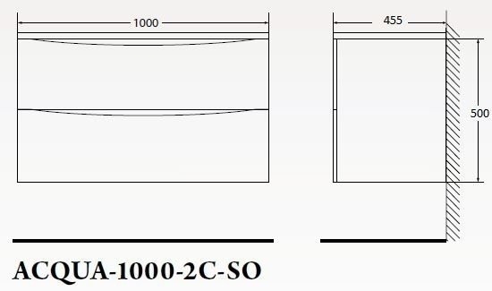 Тумба с раковиной BelBagno ACQUA 100 Cemento Verona Grigio для ванной в интернет-магазине Sanbest