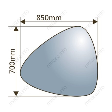 Зеркало LED Melana MLN-LED055 85x70 в ванную от интернет-магазине сантехники Sanbest