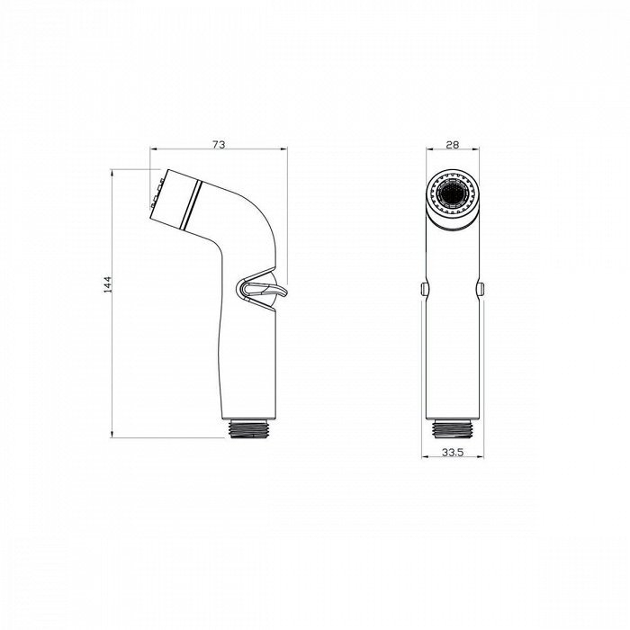 Гигиенический душ Iddis Optima Home 040SC2Fi20 купить в интернет-магазине сантехники Sanbest