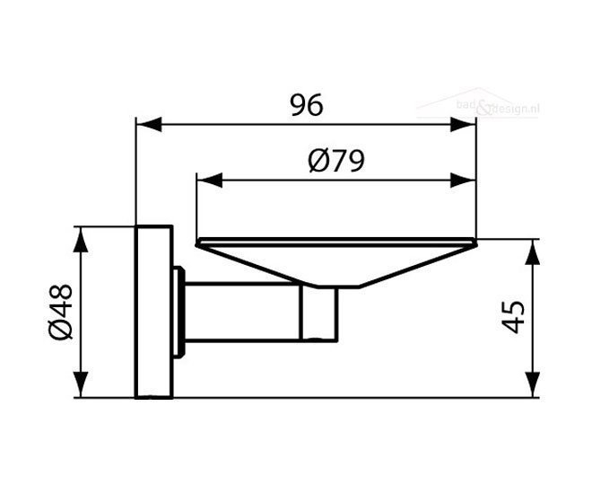 Мыльница Ideal Standard IOM A9129AA купить в интернет-магазине сантехники Sanbest