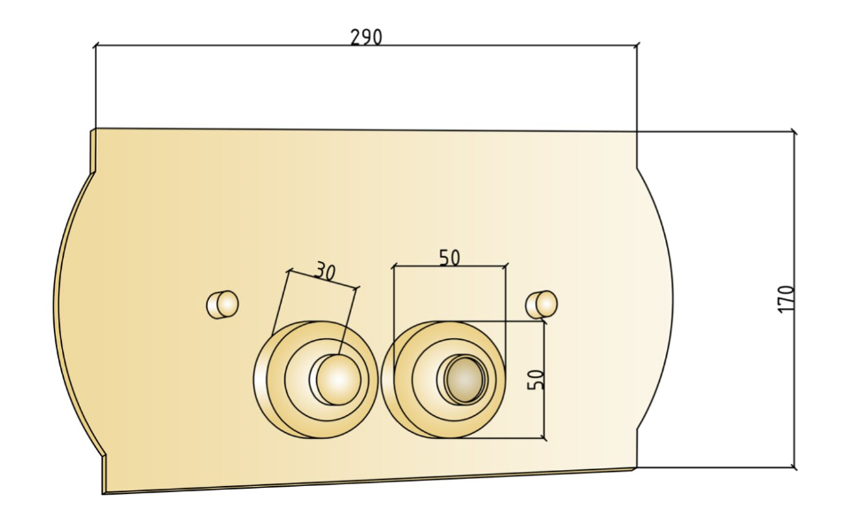 Кнопка смыва Boheme Gold 652 купить в интернет-магазине сантехники Sanbest