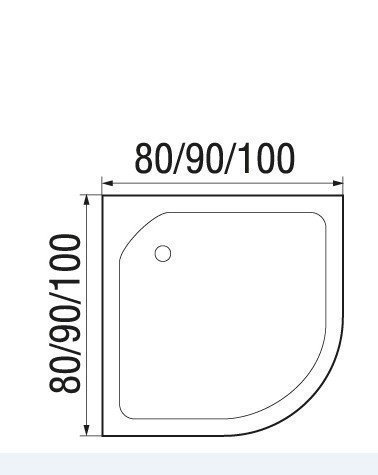 Душевая кабина River Nara Light 15 80x80 МТ купить в интернет-магазине Sanbest