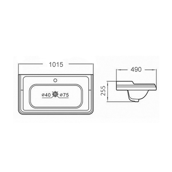 Раковина CeramaLux N 3310 купить в интернет-магазине Sanbest