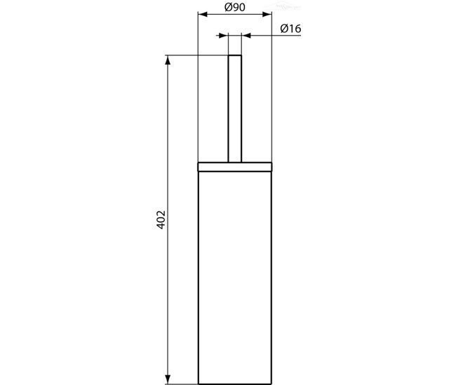 Туалетный ершик Ideal Standard IOM A9108MY купить в интернет-магазине сантехники Sanbest