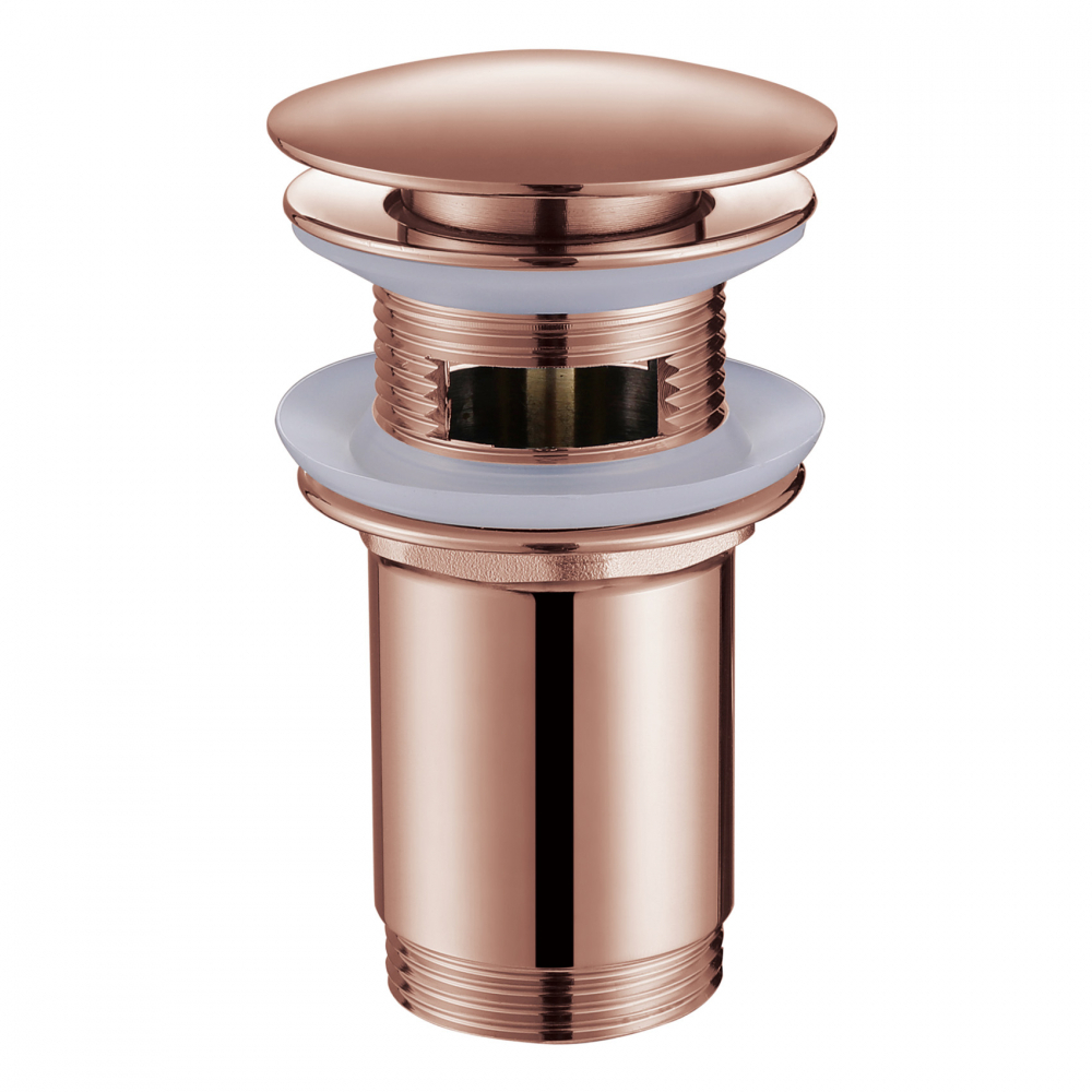 Донный клапан для раковины Abber AF0010RG розовое золото купить в интернет-магазине сантехники Sanbest