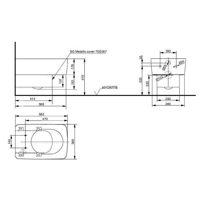 Унитаз подвесной TOTO SG/WASHLET TOILET CW512YR купить в интернет-магазине Sanbest