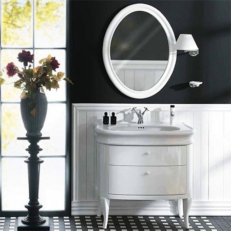 Зеркало Simas Lante LAS1 bi белый глянцевый в ванную от интернет-магазине сантехники Sanbest