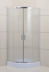 Душевой уголок BelBagno UNO 195-R-2 80x80 матовый/хром купить в интернет-магазине Sanbest