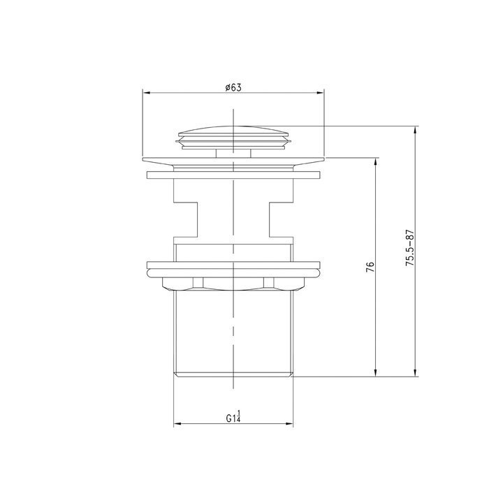 Донный клапан Iddis Optima Home 001SB01i88 купить в интернет-магазине сантехники Sanbest