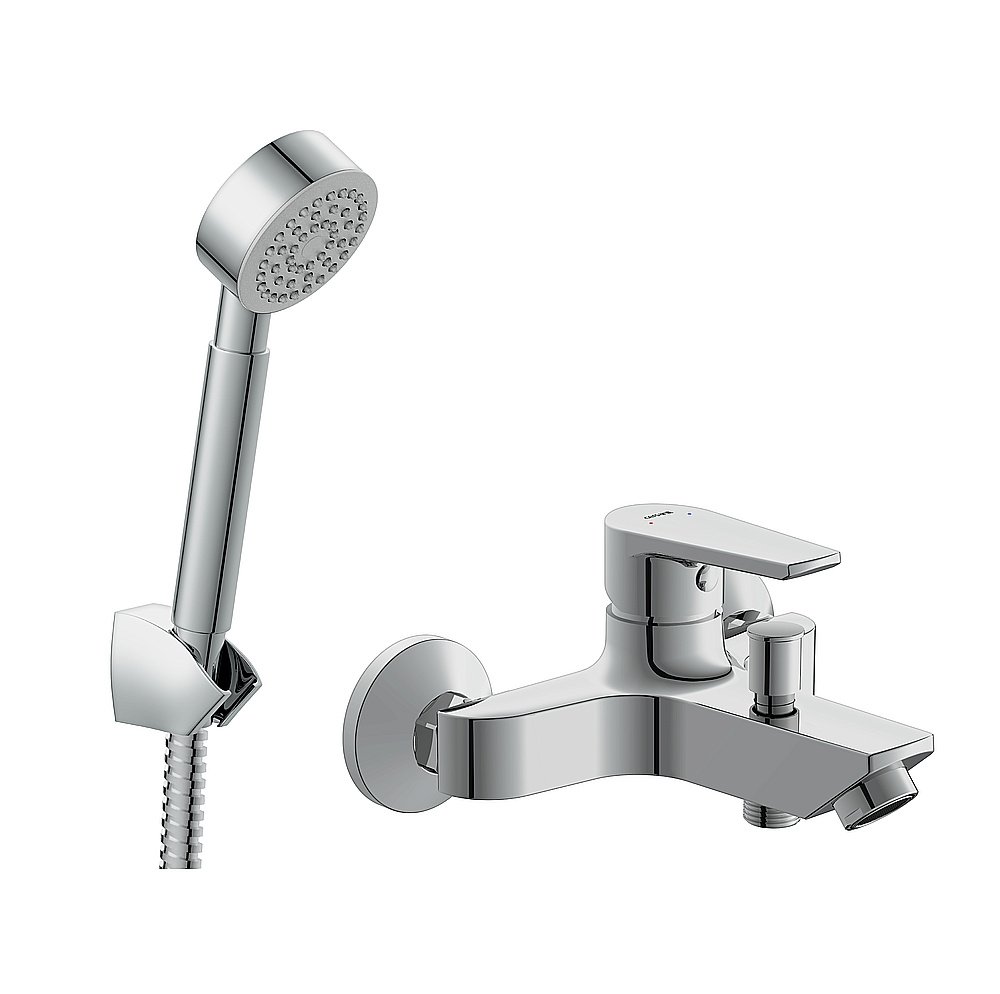 Смеситель для ванны Cersanit VERO с душевым гарнитуром CARI 64510 купить в интернет-магазине сантехники Sanbest