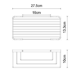 Полка WasserKRAFT K-71122 купить в интернет-магазине сантехники Sanbest