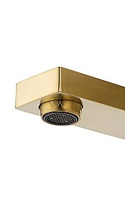 Смеситель для ванны с душем WONZON & WOGHAND CUBE 2.0 WW-88037068-BG брашированное золото купить в интернет-магазине сантехники Sanbest