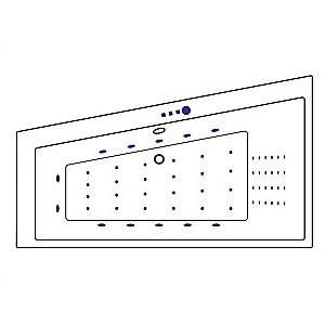 Ванна акриловая Excellent Sfera NANO WAEX.SFL17.NANO.GL 170х100 белая с гидромассажем купить в интернет-магазине Sanbest