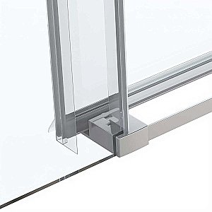 Душевой уголок Vincea Como Soft VSR-1CS9015CL 150x90 стекло прозрачное/профиль хром купить в интернет-магазине Sanbest