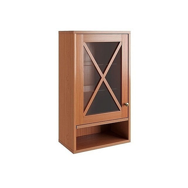 Шкаф с нишей Caprigo Наполи промо 450 Орех для ванной в интернет-магазине сантехники Sanbest