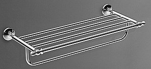 Полка с полотенцедержателем Art&Max Antic Crystal AM-2622SJ-Cr хром купить в интернет-магазине сантехники Sanbest