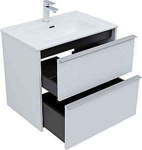 Тумба с раковиной Aquanet Вита 330476 70 белый матовый для ванной в интернет-магазине Sanbest