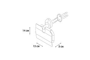Держатель туалетной бумаги FIXSEN EUROPA FX-21810 купить в интернет-магазине сантехники Sanbest
