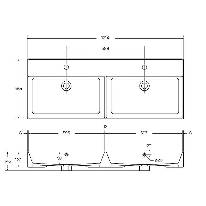 Тумба с раковиной Cezares Molveno 46 120 Ossido для ванной в интернет-магазине Sanbest